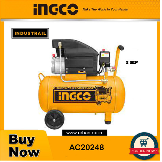 INGCO AC20248 24 litre Oil Type Air Compressor, 2HP