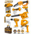 INGCO CKLI20216 7 Pcs Lithium-Ion all-in-one combo kit