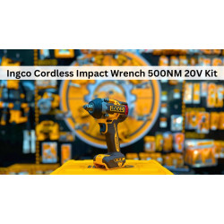 INGCO CIWLI2050 Cordless Impact Wrench  500 nm 20V , Brushless INDUSTRIAL