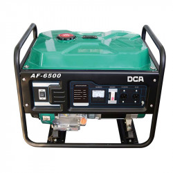 DCA Gasoline Generator AF6500 5Kv, 5000w, Petrol, Single Phase