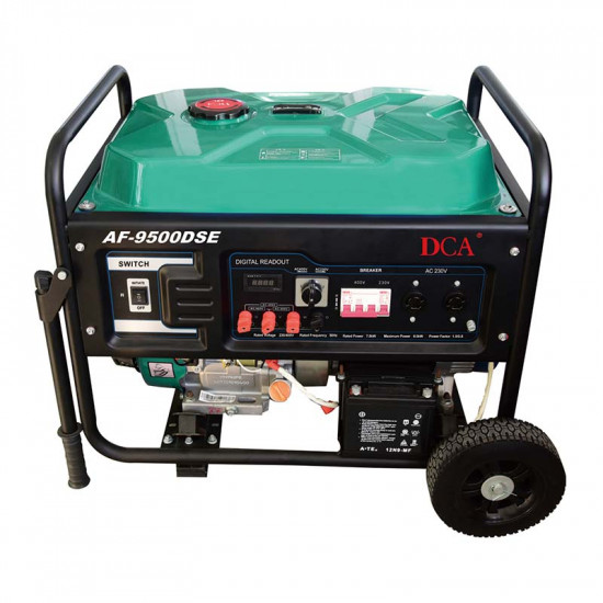 DCA Gasoline Generator AF9500E 7.5Kv, 7500w, Petrol, Single Phase