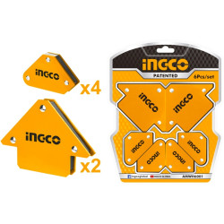 INGCO AMWH6001 6 Pcs Hagnetic Welding Holder Set
