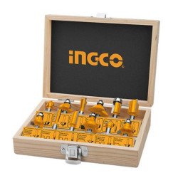 INGCO AKRT1201 12 Pcs Router Bits Set(6mm)