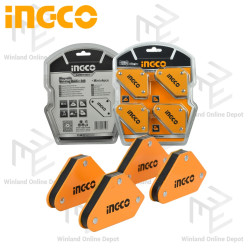 INGCO AMWH4001 4 Pcs Magnetic Welding Holder Set