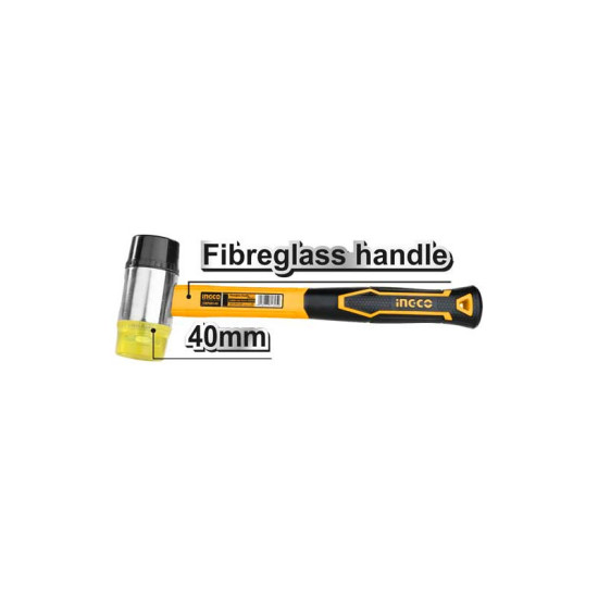 INGCO HRPH8140 Rubber and Plastic Hammer 40mm INGCO HRPH8140 Rubber and Plastic Hammer 40mm