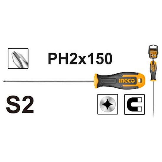 INGCO HS68PH2150 Phillips Screwdriver INGCO HS68PH2150 Phillips Screwdriver