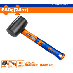 WADFOW WHM7306 Rubber Hammer 24oz/660g