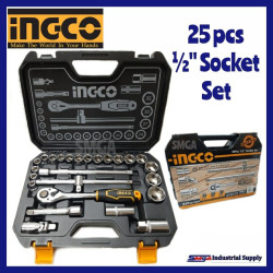 INGCO HKTS12251  25 Pcs 1/2" Socket Set