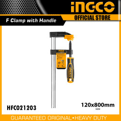 INGCO HFC021203  F Clamp With Plastic Handle 32"