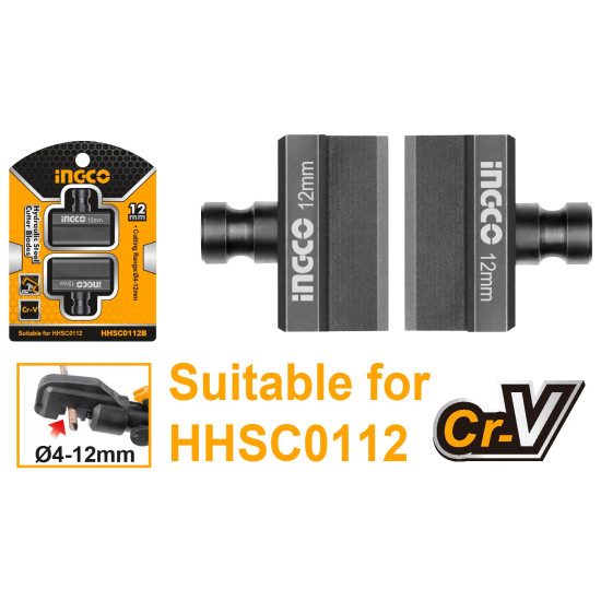 INGCO HHSC0112B Hydraulic Steel Cutter Blades 4-12mm