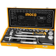 INGCO HKTS0243  24 Pcs 1/2" Socket Set 