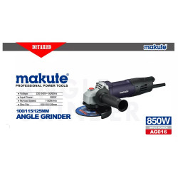 MAKUTE Angle Grinder 850 watt,100mm, AG016