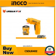 INGCO Lithium Ion, cordless screwdriver drill 4v, CSDLI0402